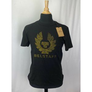 Belstaff Coteland 2.0 Black Graphic T Shirt Sz S BRAND NEW W TAGS